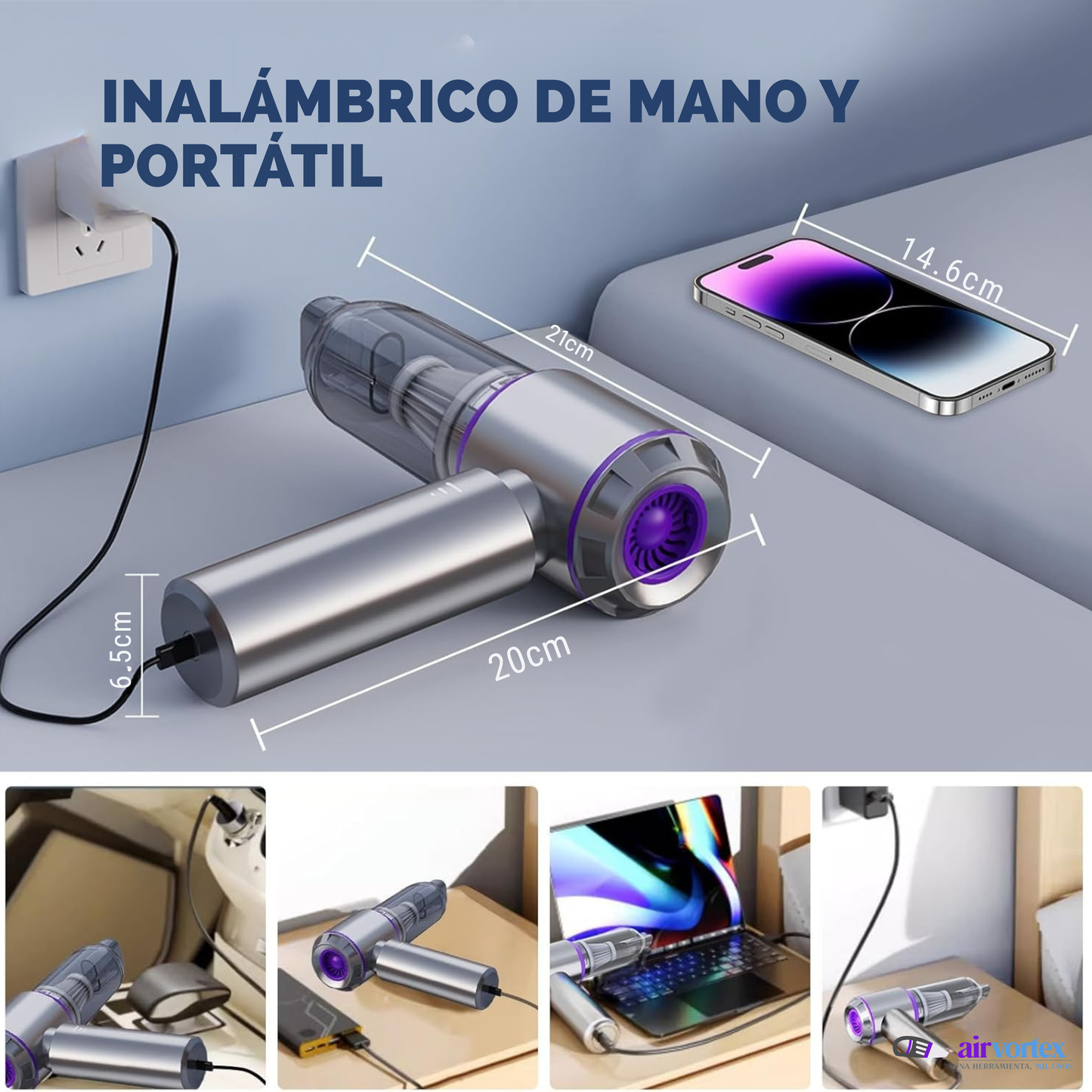 Aspiradora de Mano 4 en 1