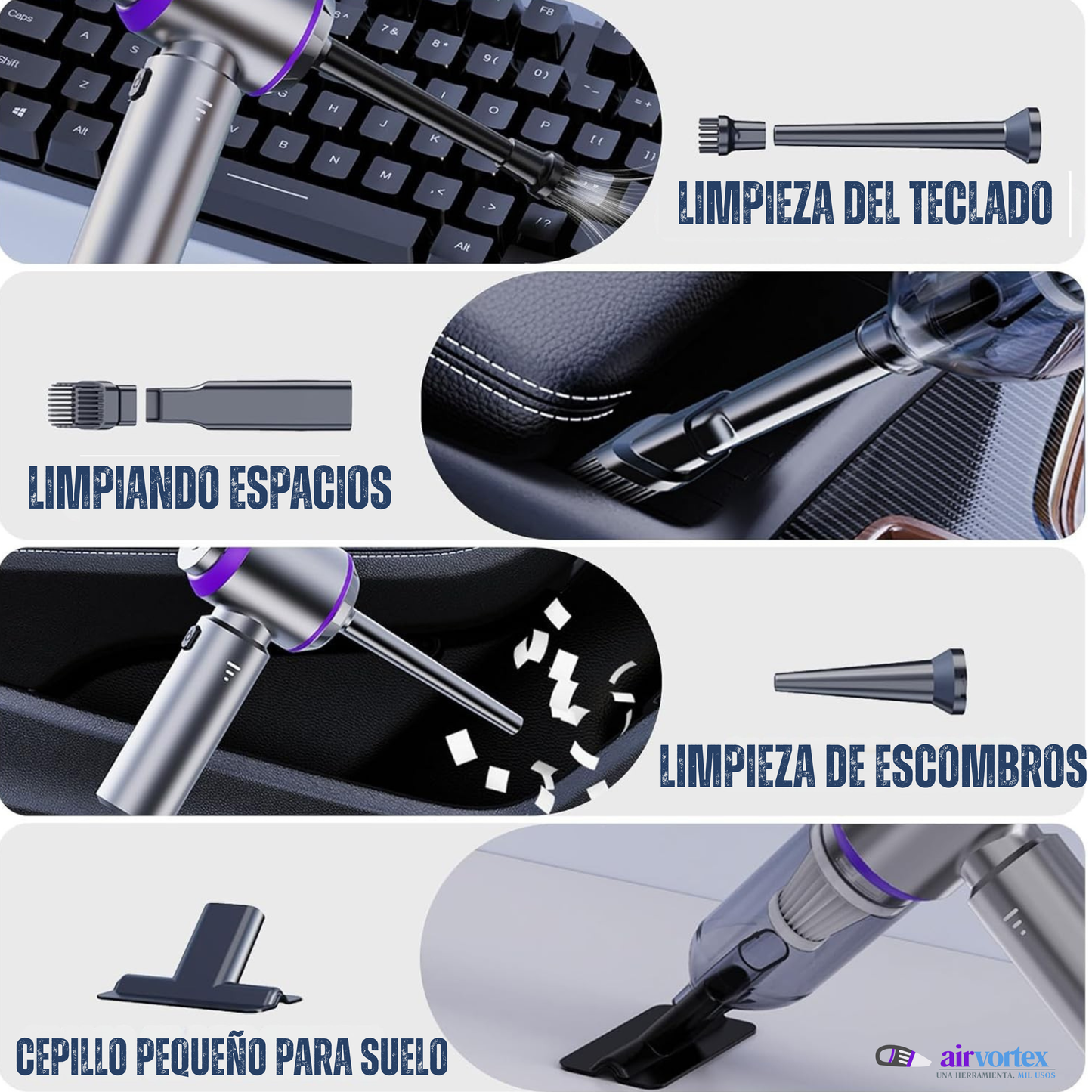 Aspiradora de Mano 4 en 1